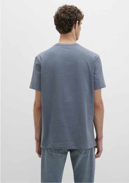 Erkek Mavi Black Tişört Koyu Deniz Mavi 0613042-80776 fırsatları