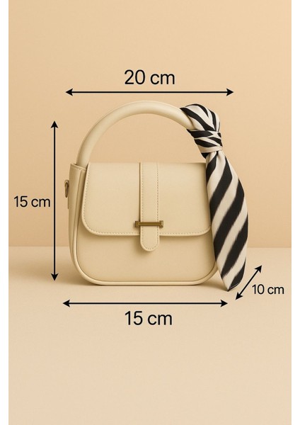 Kadın El ve Omuz Çantası Fular Detaylı Şık Tasarım modelleri