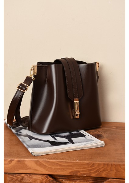 Kadın 3 Bölmeli Elden Tutmalı Omuzdan Asmalı Kaliteli Çanta