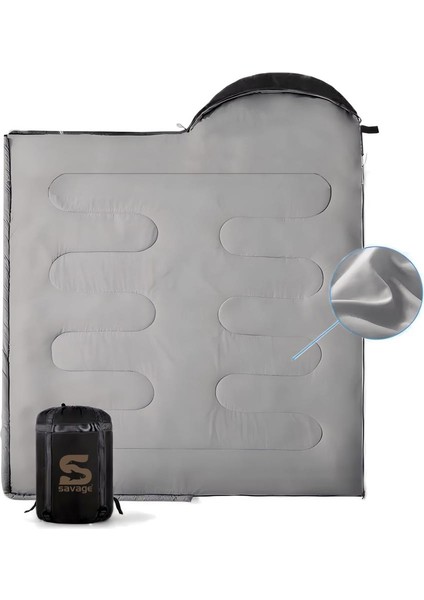 Uyku Tulumu - Mont Blanc - Kahve - Extreme -15C° - Savage YS-507 modelleri