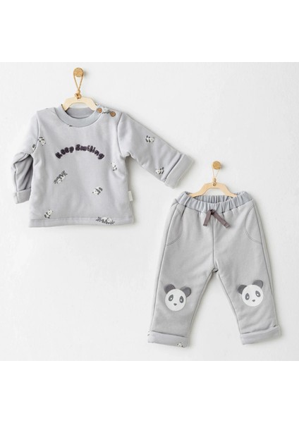 Fiber Keep Smiling 2'li Takım Grey