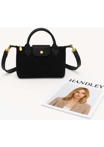 Lilyana – Deri Detaylı Süet El ve Omuz Çantası fiyatları