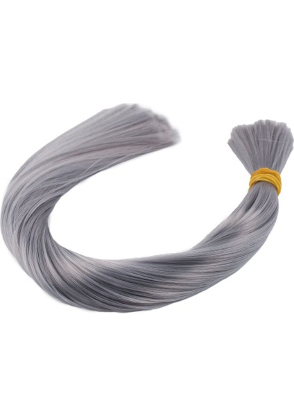 Koyu Gri Renkli Sentetik Boğum Saç / 1kg