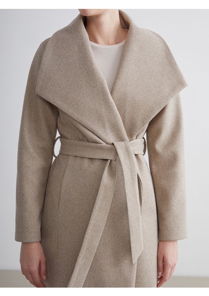 Yeni Sezon Ceket Yaka Kadın Kaşe Kaban modelleri