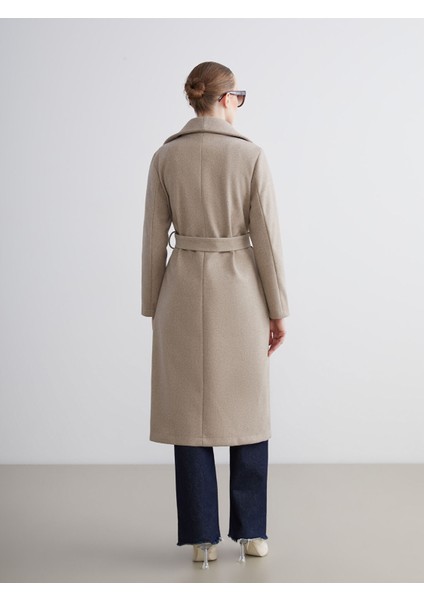 Yeni Sezon Ceket Yaka Kadın Kaşe Kaban indirimleri