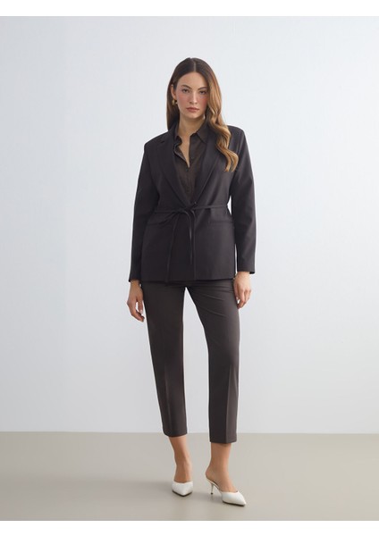 Yeni Sezon Beli Kuşaklı Kadın Blazer Ceket fiyatları