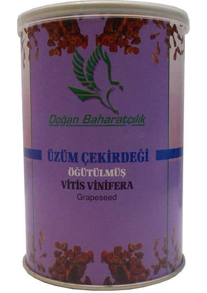 Üzüm Çekirdeği Öğütülmüş Doğal 150 gr Teneke Kutu