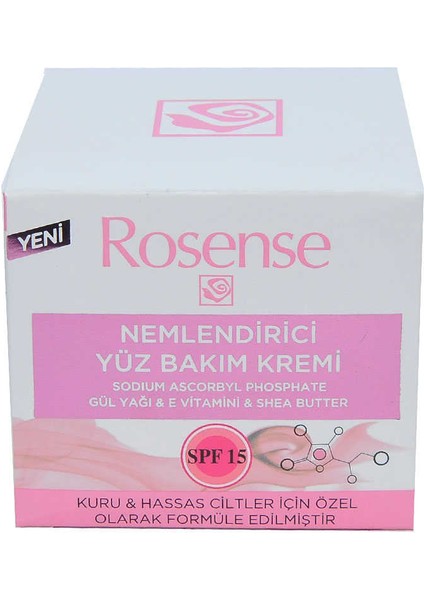 Nemlendirici Yüz Kremi 50ML - Kuru Hassas Ciltler