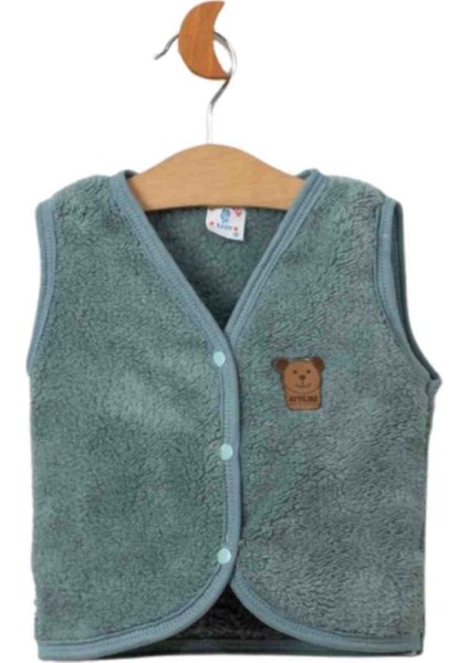 Ayıcık Figürlü Welsoft Peluş Bebek Yelek
