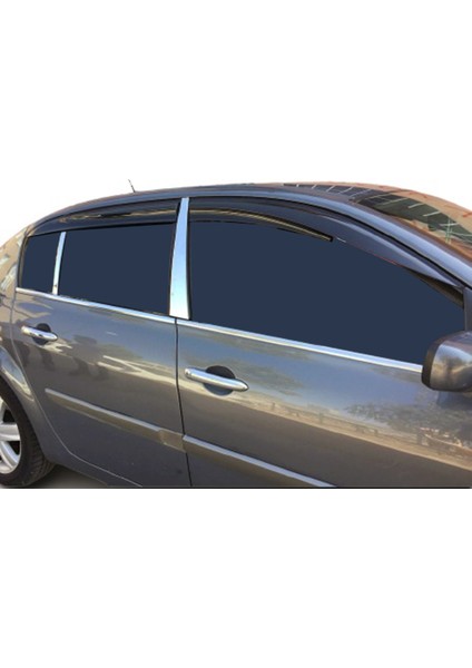 Renault Megane-2 Hb Uyumlu Kapı Direği Krom 4 Parça 2004 - 2010 Arası Modeller Için fiyatları