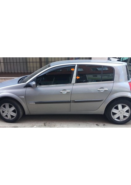 Renault Megane-2 Hb Uyumlu Kapı Direği Krom 4 Parça 2004 - 2010 Arası Modeller Için modelleri