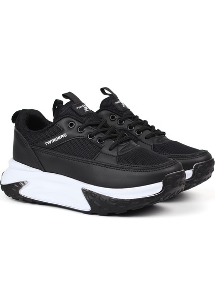 Kadın Kalın Tabanlı Siyah Sneaker Spor Ayakkabı – Rahat, Şık ve Günlük Kullanıma Uygun fiyatları