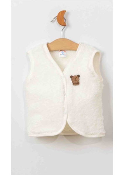 Ayıcık Figürlü Welsoft Peluş Bebek Yelek