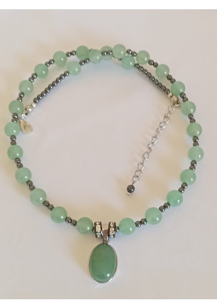 Aventurin Doğal Taş Kolye 45 cm fiyatları