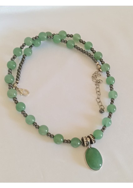 Aventurin Doğal Taş Kolye 45 cm fırsatları