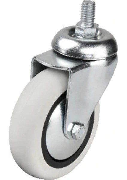 Hts 352 - 75X25 mm Pvc Makaralı Vidalı Teker 4 Adet