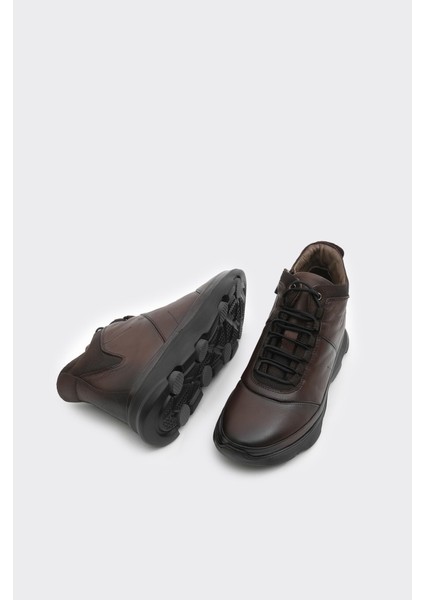 Fermuarlı Hakiki Deri Erkek Bot indirimleri