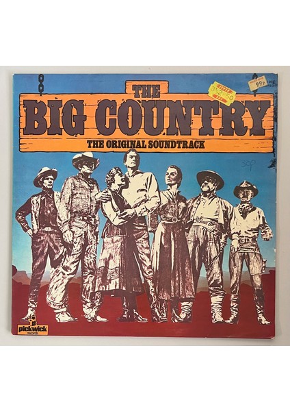 Jerome Moross The Big Country (The Original Soundtrack) Lp Plak (Orijinal 1978 Dönem Baskı Plak)