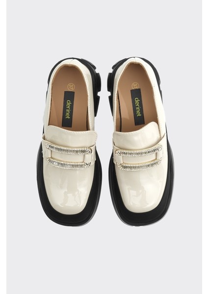 Kısa Topuklu Taşlı Kadın Casual Ayakkabı modelleri