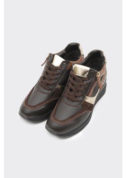 Yüksek Taban Hakiki Deri Kadın Sneaker fiyatları