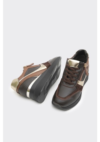 Yüksek Taban Hakiki Deri Kadın Sneaker indirimleri