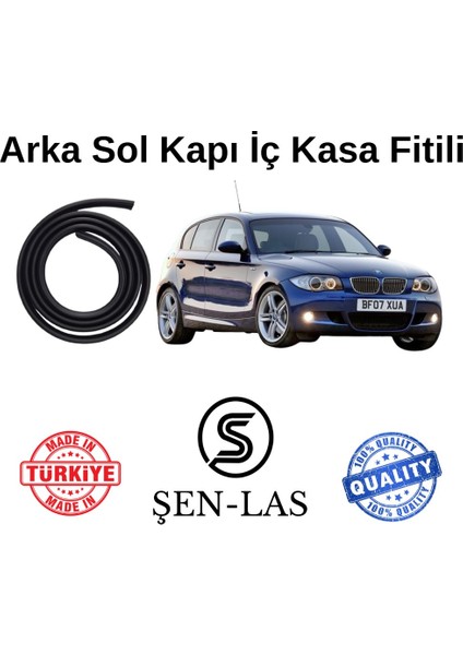 Bmw 1 Serisi E81 (2007-2012) Şen-Las Kadifeli Sol Arka Kapı Fitili ŞL32704