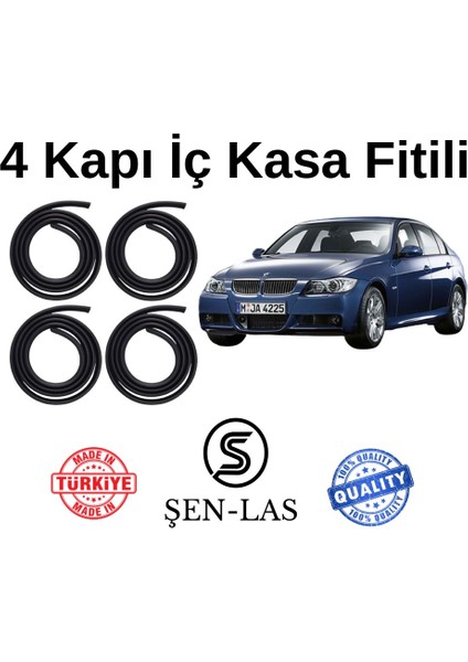 Bmw 3 Serisi E90 (2006-2013) Şen-Las Kadifeli 4 Kapı Fitili ŞL32910