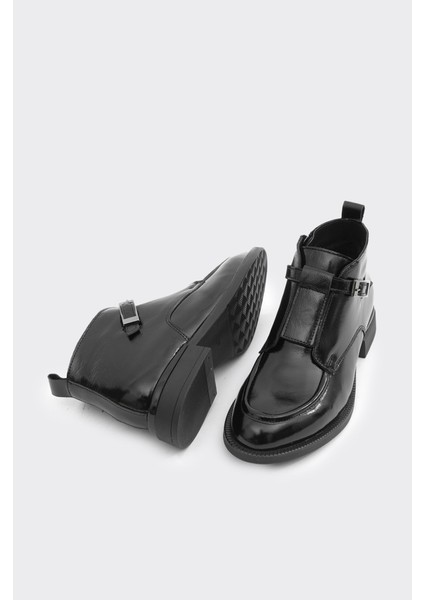 Fermuarlı Hakiki Deri Kadın Bot indirimleri