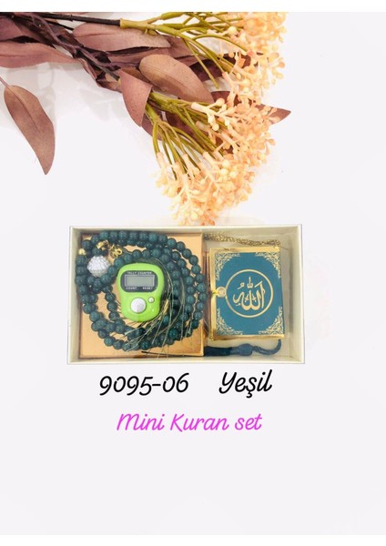9095 Mini Kuran Tesbih Zikirmatik Set