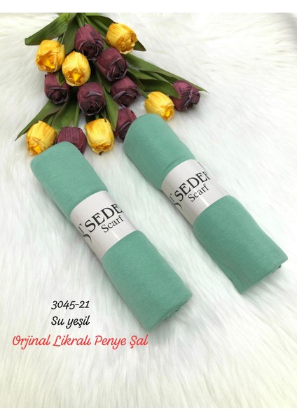 3045 Lüks Likralı Penye Şal