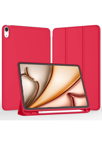 Apple iPad Air 11 Inc M2 (2024) Kılıf Ekran Koruyucu ve Stylus Kalemli 3'ü 1 Arada Full Gear Set A2902 A2903 A2904 fiyatları