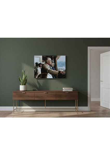 Gazi Mustafa Kemal Atatürk Premium Kanvas Tablo - Yüksek Çözünürlüklü Arşiv Baskı indirimleri