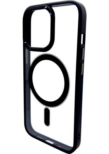 Iphone 14 Pro Uyumlu Magsafe Kılıf Metal Kamera Metal Tuşlu Kapak modelleri