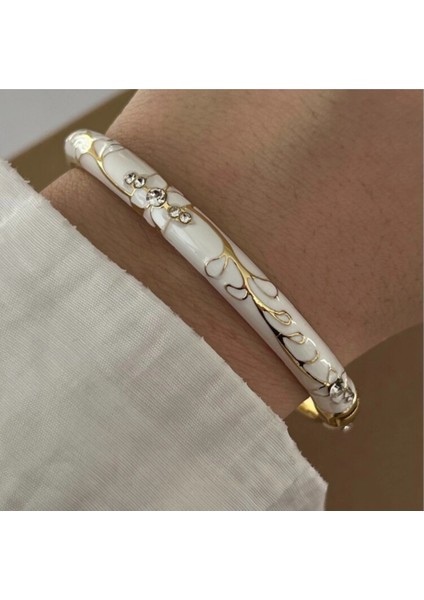 Mineli Kelepçe Model Renkli Taşlı Bileklik fiyatları