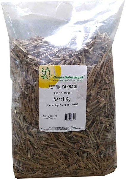 Zeytin Yaprağı Doğal 1000 gr Paket