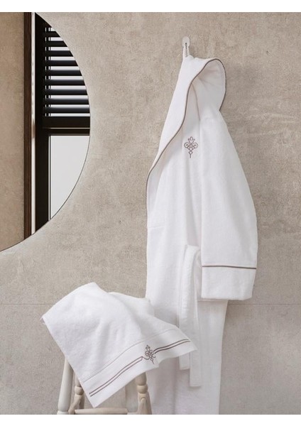 Classic Bornoz Seti Güher M-L Kadın fiyatları