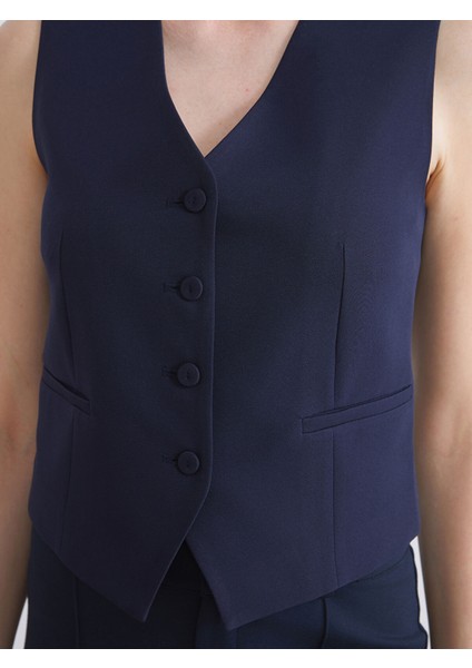 Yeni Sezon V Yaka Kadın Klasik Yelek modelleri