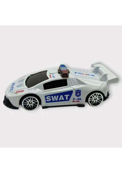 Metal Mini Polis Arabası 8 cm - Polis - 3 fiyatları