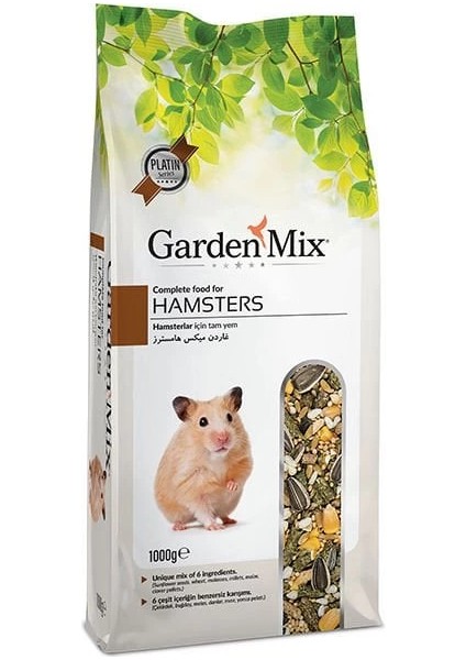 Garden Mix Hamster Yemi Platin 1000 gr