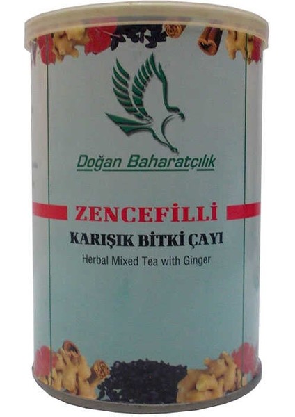 Zencefilli Karışık Sel Çay 100 gr Teneke Kutu