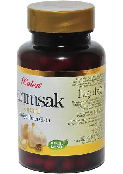 Sarımsak 100 Kapsül modelleri