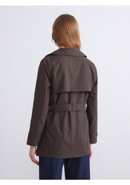 Yeni Sezon Kruvaze Yaka Kadın Trençkot indirimleri