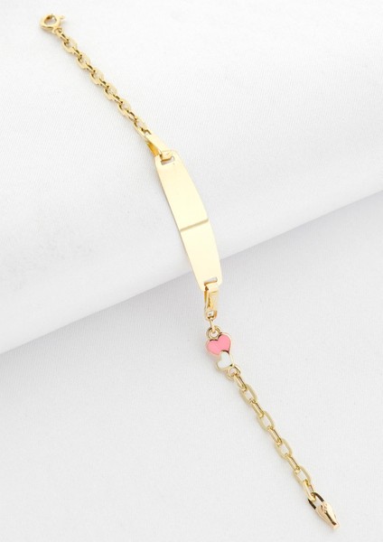 Kalp Mineli Çocuk Künye Bileklik fırsatları