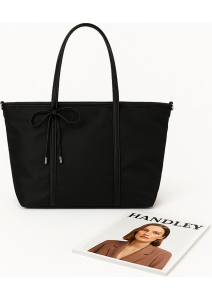Luxe Bow Tote Omuz Çantası