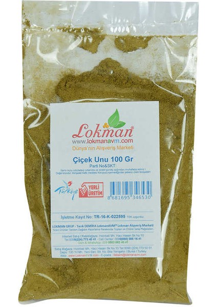 Çiçek Unu 100 gr Paket fiyatları