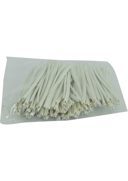 Bağlama Teli Tel Klips Pvc Kaplamalı Beyaz 100 gr Takribi 100 Adetli 1 Paket fiyatları