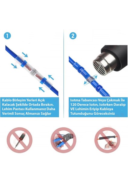300 Adet Isıyla Daralan Makaron Seti - 4 Farklı Boy Renkli Kablo Koruma Seti fiyatları