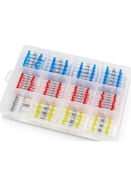 300 Adet Isıyla Daralan Makaron Seti - 4 Farklı Boy Renkli Kablo Koruma Seti fırsatları