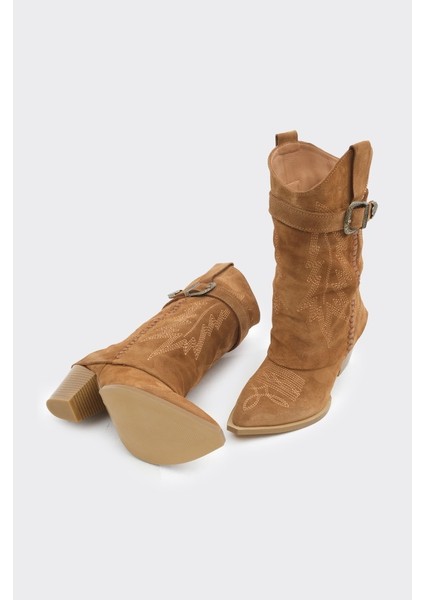 Desenli Hakiki Deri Kadın Çizme fırsatları