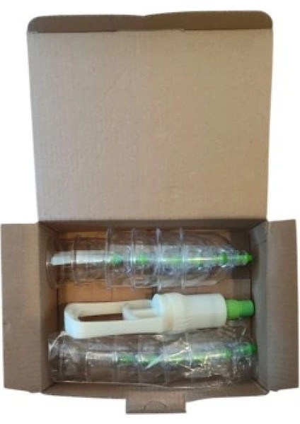 12 Li Hacamat Kupa Seti. 1ADET 2 Parmak Pompa Hediye